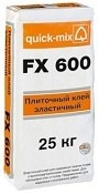 Клей для плитки ЭЛАСТИЧНЫЙ FX 600, QUICK-MIX